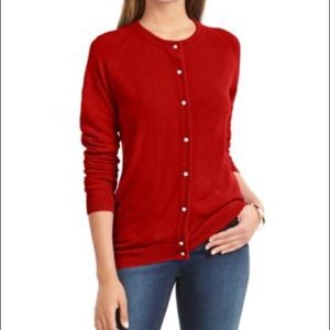 NWOT Karen Scott Petite Button Up Cardigan